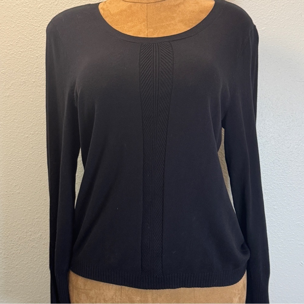 TALBOTS lightweight Black Sweater Women’s Sz L​​